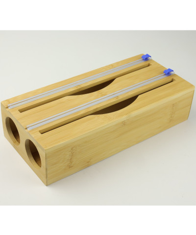 Bambusowy dozownik folii 32x14,5x8cm