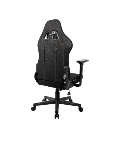 Fotel gamingowy gracza krzesło obrotowe materiał KRAKEN HELIOS czarny