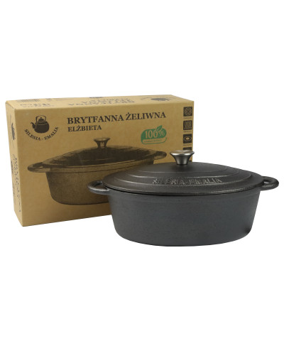 Brytfanna żeliwna ELŻBIETA PIEKARNIK GRILL 6,5L