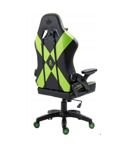 Fotel gamingowy gracza krzesło obrotowe KRAKEN FEYTON zielony