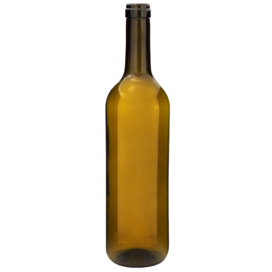 Butelka Na Wino 0,75l brąz