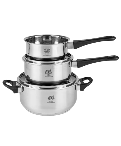 Komplet garnków ze stali nierdzewnej FLEX 5-częściowy