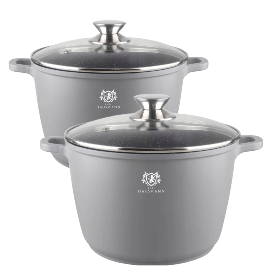 Zestaw Garnków Granitowych 14l+6,2l