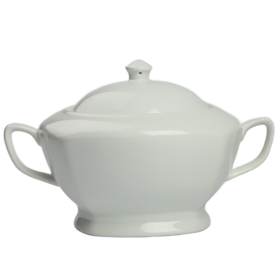 Waza do zupy porcelanowa 2,8l biała