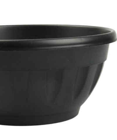 Doniczka ''JOANNA'' z podstawką 24 cm czarny