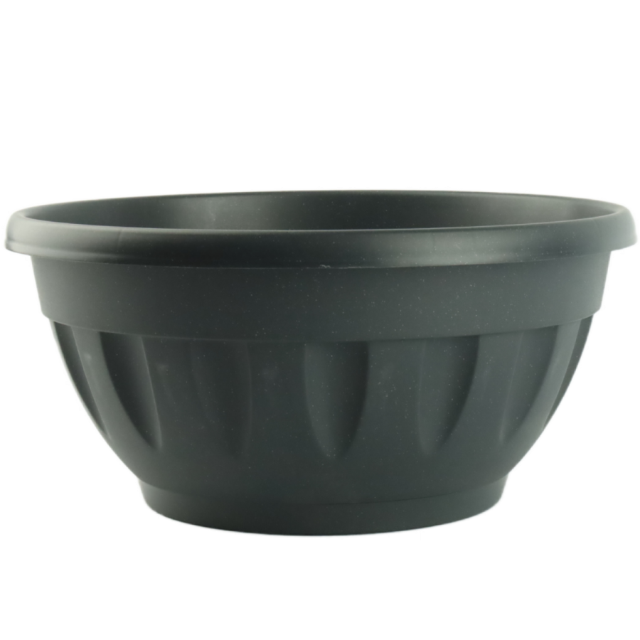 Doniczka ''JOANNA'' z podstawką granit 24x11cm