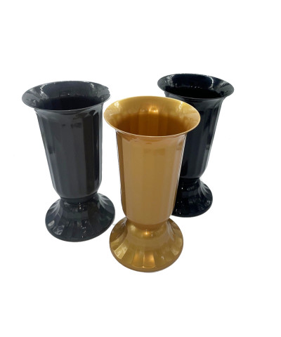 Flakon na podstawce plastikowy 36,5 cm Czarny