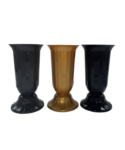 Flakon na podstawce plastikowy 29 cm Czarny