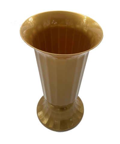 Flakon na podstawce plastikowy 29cm ZŁOTY