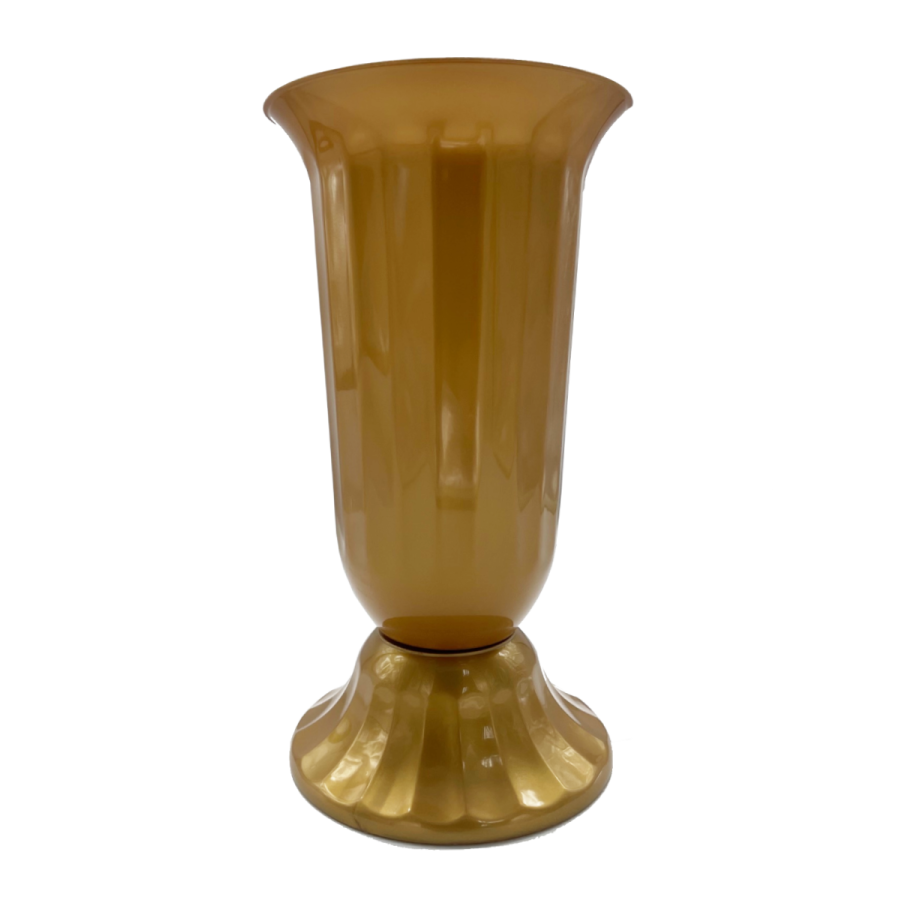 Flakon na podstawce plastikowy 36,5 cm ZŁOTY