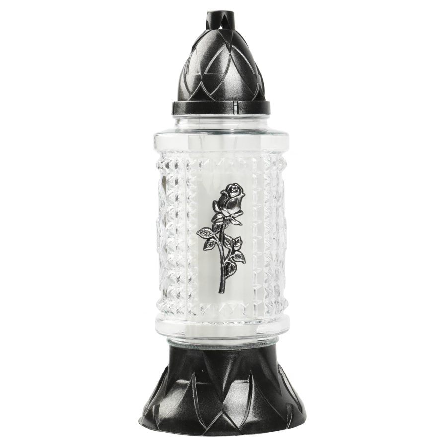 Znicz szklany z wkładem Z-217