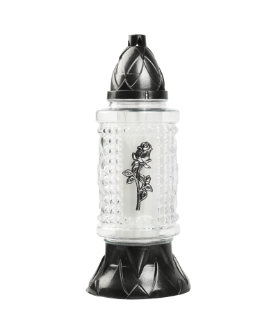 Znicz szklany z wkładem Z-217