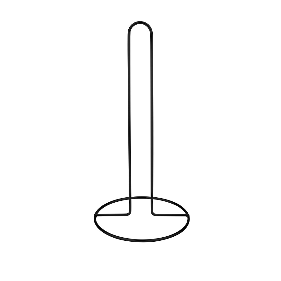 Stojak na ręcznik papierowy czarny - 30cm