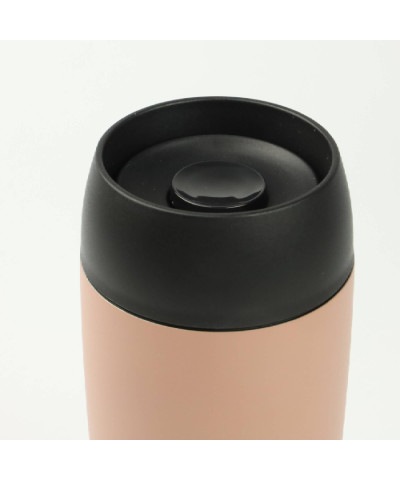 Kubek termiczny stalowy różowy 450 ml