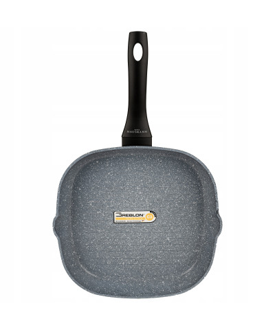 Patelnia grillowa NON-STICK z pokrywką Rubin 28cm
