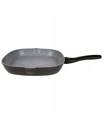 Patelnia grillowa NON-STICK z pokrywką Rubin 28cm