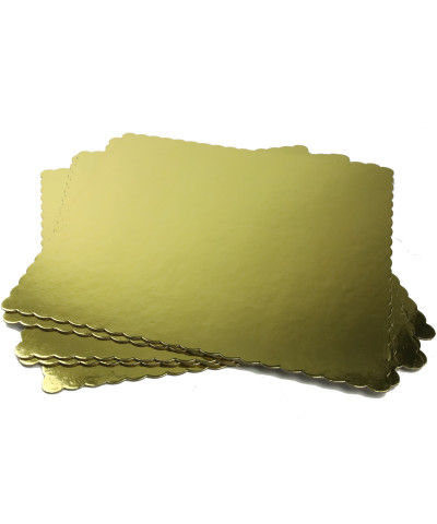 Podkład pod tort kwadratowy złoty 30 cm 5 szt