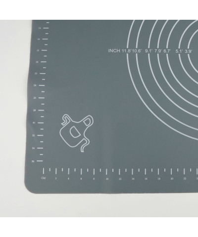 Stolnica silikonowa 60x45 cm szara