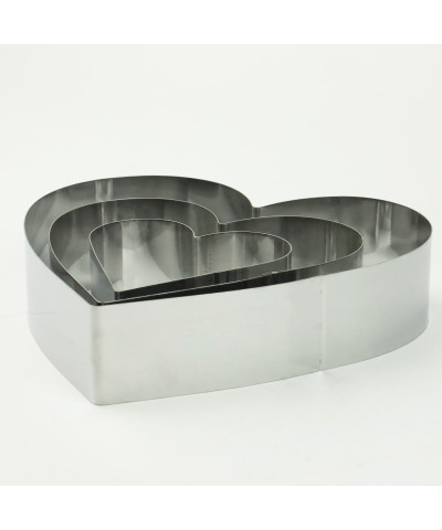 Komplet Foremek do ciastek serce 3 szt