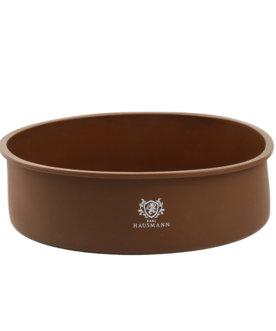 Tortownica silikonowa 10 cm brązowa