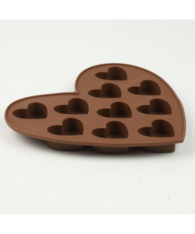 Forma silikonowa serca  10szt.