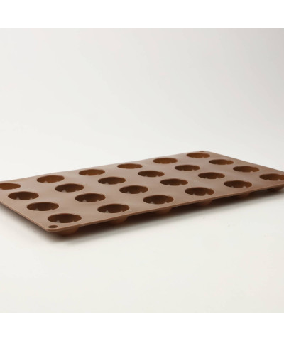 Forma silikonowa do monoporcji  półkola 24 szt.