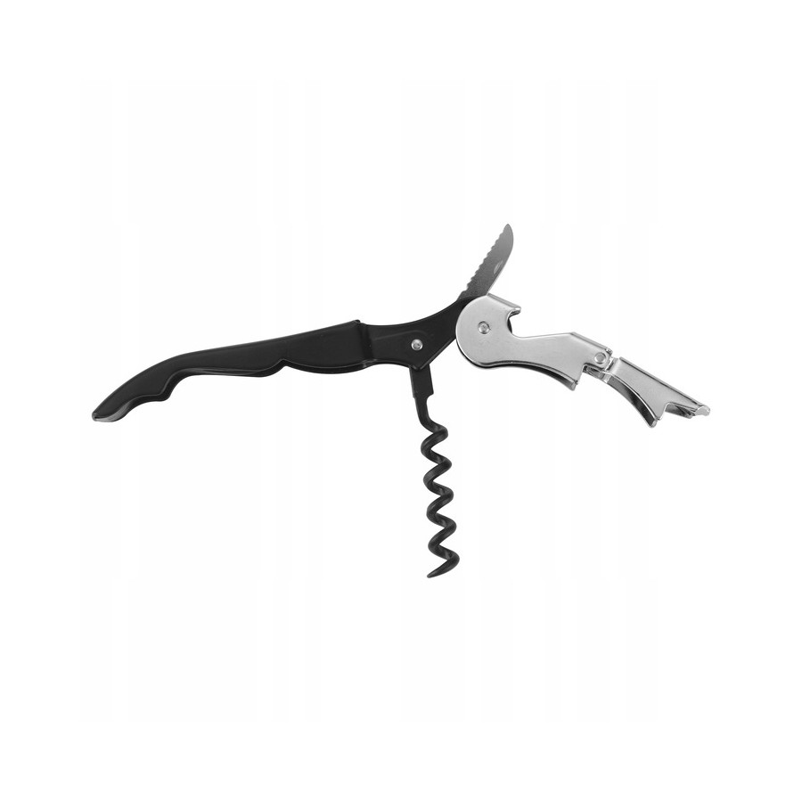 Korkociąg otwieracz do wina butelek nierdzewny 16 cm