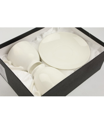 Komplet filiżaki ze spodkiem 2 szt LUCIA 220ml