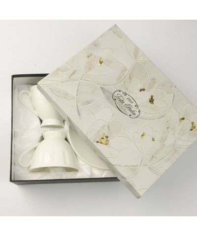 Komplet filiżaki ze spodkiem 2 szt NICOLETTA 220ml