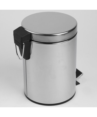 Kosz na śmieci z pedałem nierdzewny 5l