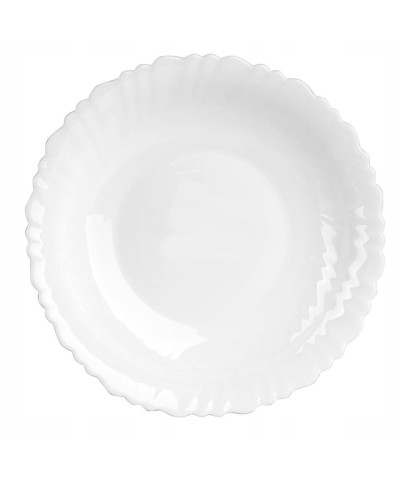 Talerz głęboki AGNES biały 22 cm