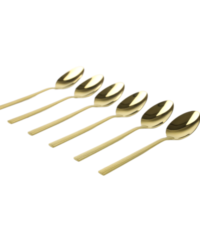 Komplet sztućców w pudełku JAGNA 24-elementowy Złote