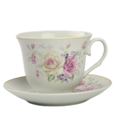 Kpl. 6 filiżanek ze spodkiem 250ml Roseto