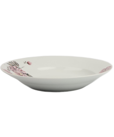 Komplet talerzy dla 6 osób Kwiaty