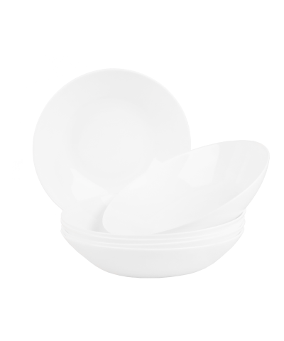 Komplet 6 talerzy głębokich Classic białe 20 cm-PRYMUS AGD