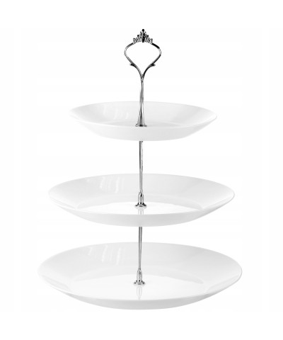 Patera 3-poziomowa SONIA Biała