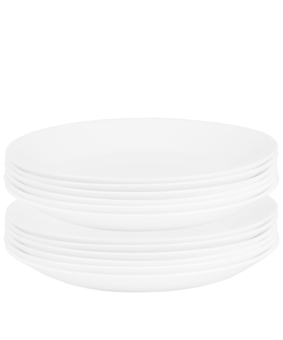 Komplet talerzy deserowych Sonia białe 12 szt.