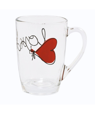 Kubek szklany Ala LOVE Baloniik 300ml