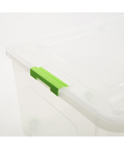 Pojemnik „Smart Box” 70L (przezroczysty / oliwkowy)