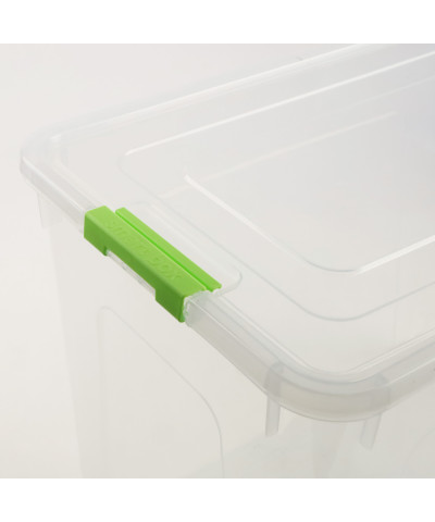 Pojemnik „Smart Box” 40L (przezroczysty / oliwkowy)