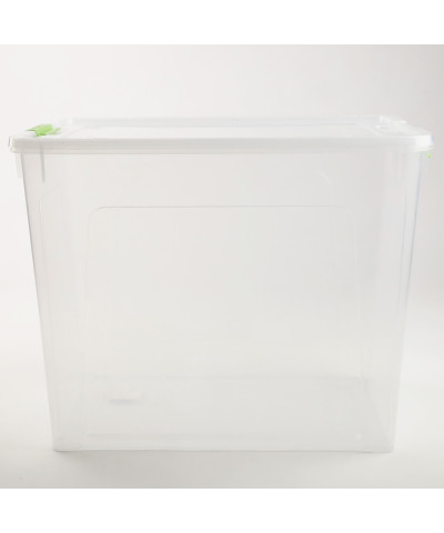 Pojemnik „Smart Box” 40L (przezroczysty / oliwkowy)