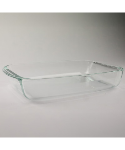 Naczynie z podgrzewaczem 3,6l szklane, prostokątne