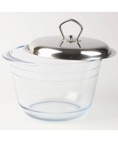 Naczynie z podgrzewaczem 3,9l szklane