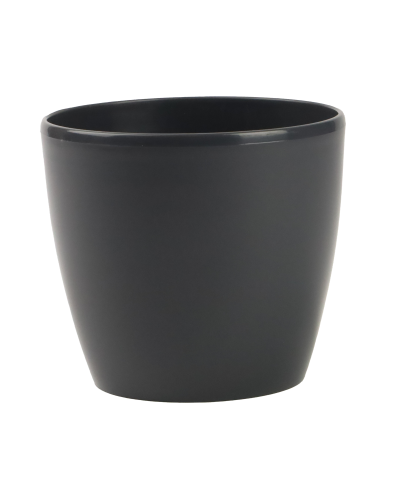 Doniczka Matilda ciemny szary 12/11 cm
