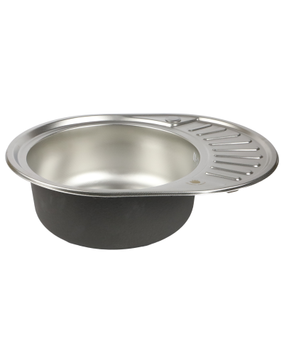 Zlewozmywak jednokomorowy okrągły 57x45x1cm