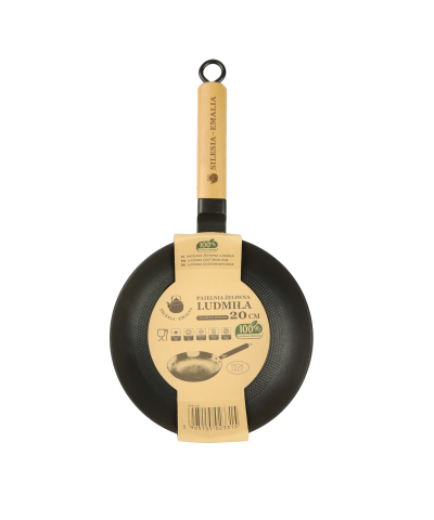 Patelnia żeliwna LUDMIŁA 20 cm