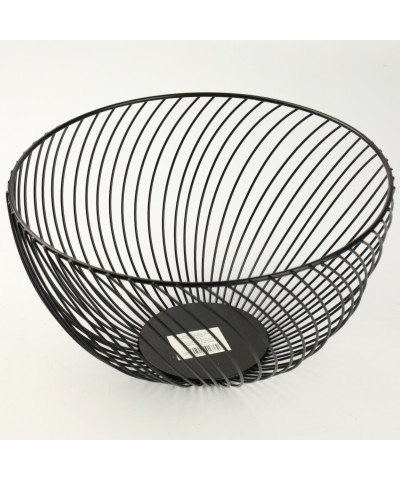 Koszyk na owoce czarny 25x15cm