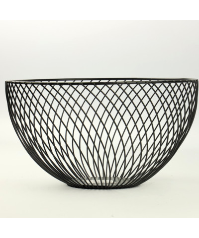 Koszyk na owoce czarny 25x15cm