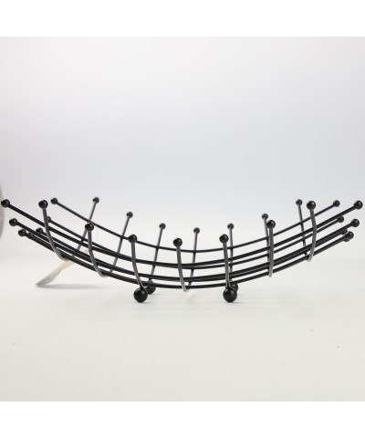 Koszyk na owoce czarny 28x28CM