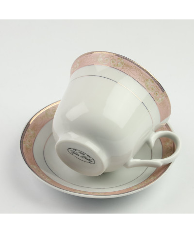 Komplet 2 filiżanek ze spodkami 250ML Elena